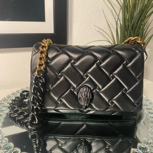 NWT RARE Kurt Geiger Quilted Leather Mini Kensington KURT